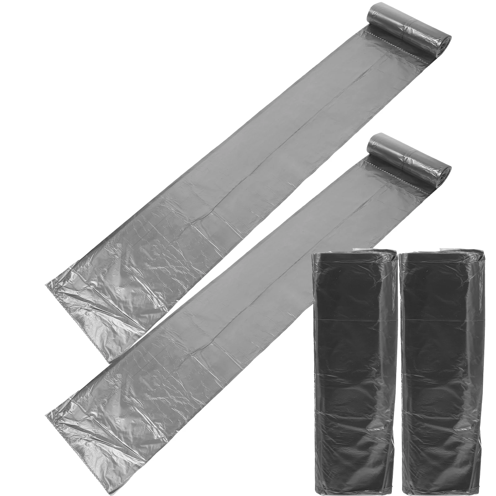 

5 Rolls Bathroom Trash Bags Plastic Garbage Bags Disposable Trash Bags for Kitchen