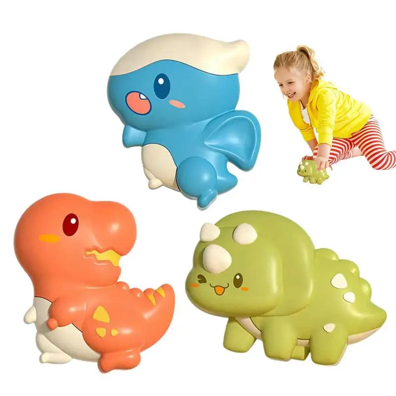 

Baby Suction Cup Toys 3 Pieces Dinosaur Fidget Spinners For Kids Sensory Bath Toys For Toddlers Release Stress Baby Spinner Toys