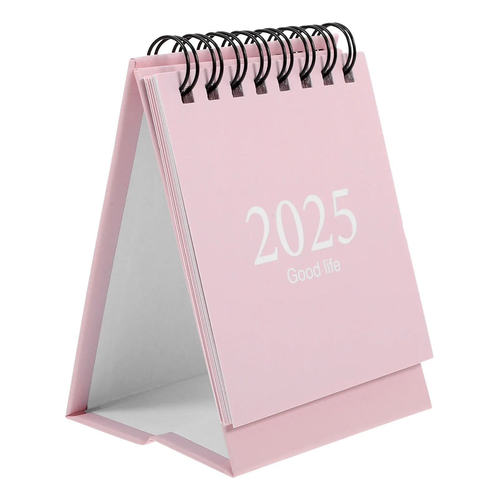 미니 데스크 캘린더 2024-2025 심플 스타일 두꺼운 종이 플립 캘린더 사무실 ..