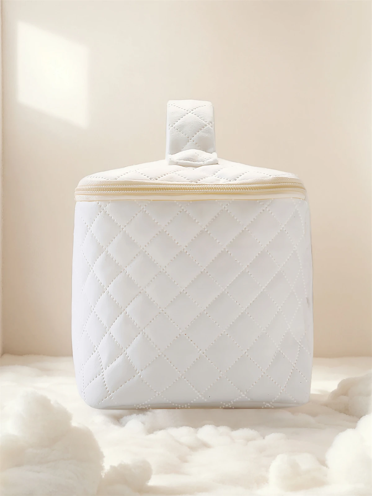 1pc， Portable travel cosmetics with cartoon cat patterns, large capacity travel storage bag, cute and stylish makeup bag