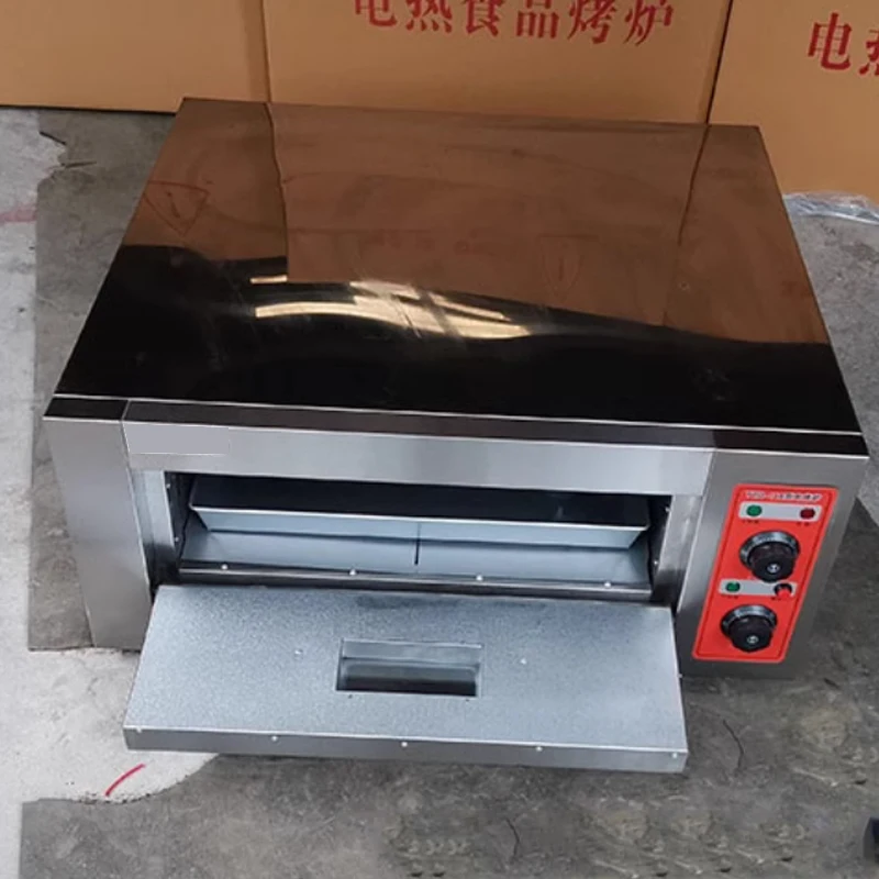 Oven Electric Commercial Pizza Egg tart Roast Bread Cake Moon Large Capacity Two Layer One Plates Baking Machine Furnace