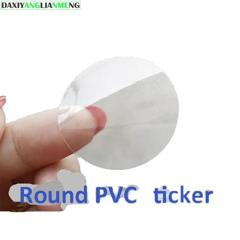 Round transparant PVC Clear Sticker 15/20/25/30/35mm Creative sticker Baking packaging self-adhesive sealing Paper | Дом и сад