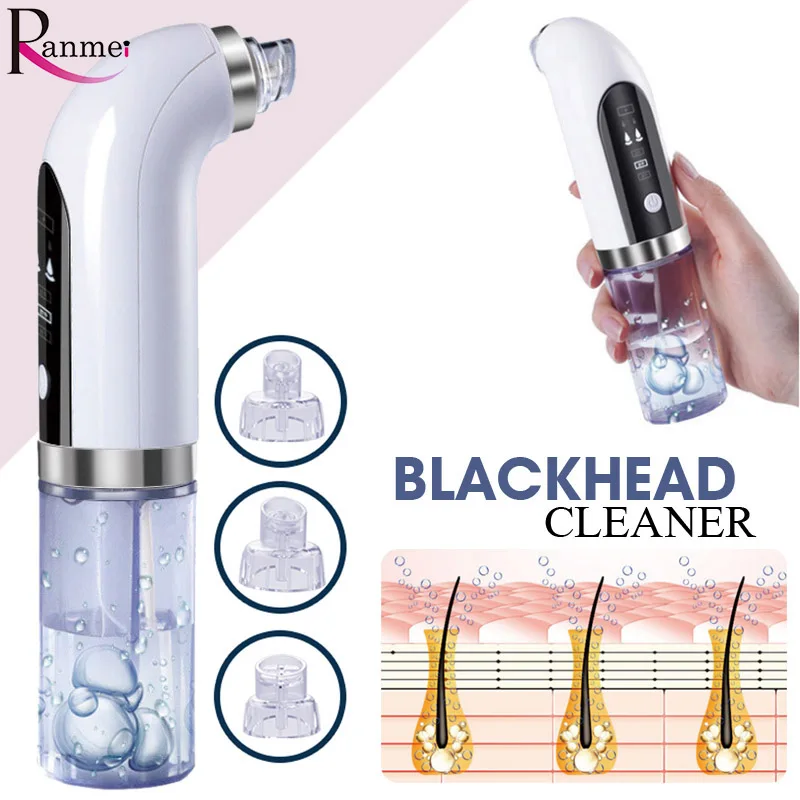 Electric Small Bubble Blackhead Remover Usb Rechargeable Water Cycle