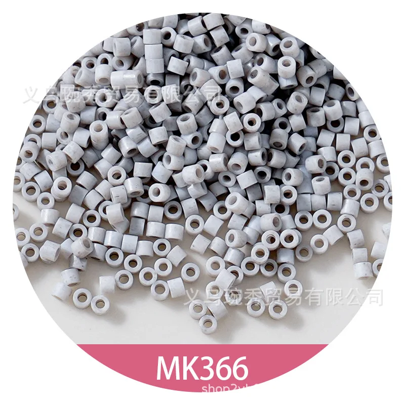 Handmade Matte Antique Macaron Glass Beads for DIY French Embroidery
