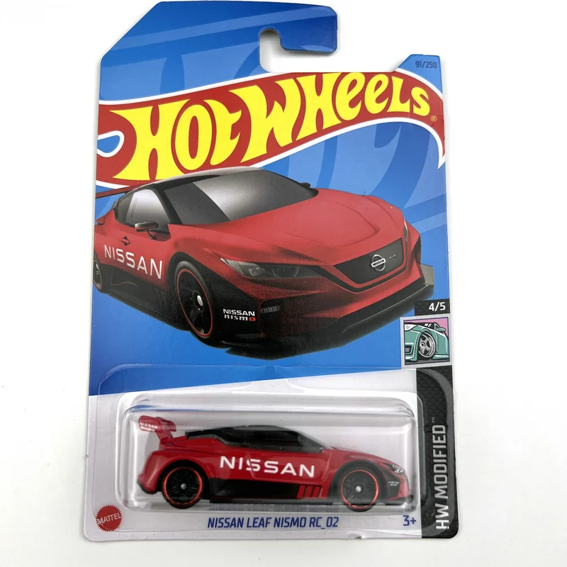 

Лидер продаж 2023-91, автомобили NISSAN LEAF NISMO RC 02 1/64, металлические Литые модели, коллекционные игрушечные автомобили