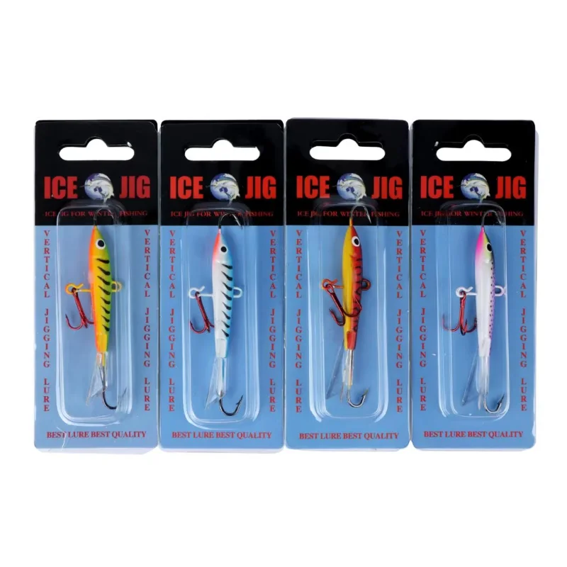 Fishing lure Goture 1pc winter balancers lure 8.3cm 18g ice fishing jigging rap with a minnow profile balance for pike trout fishing 4 color