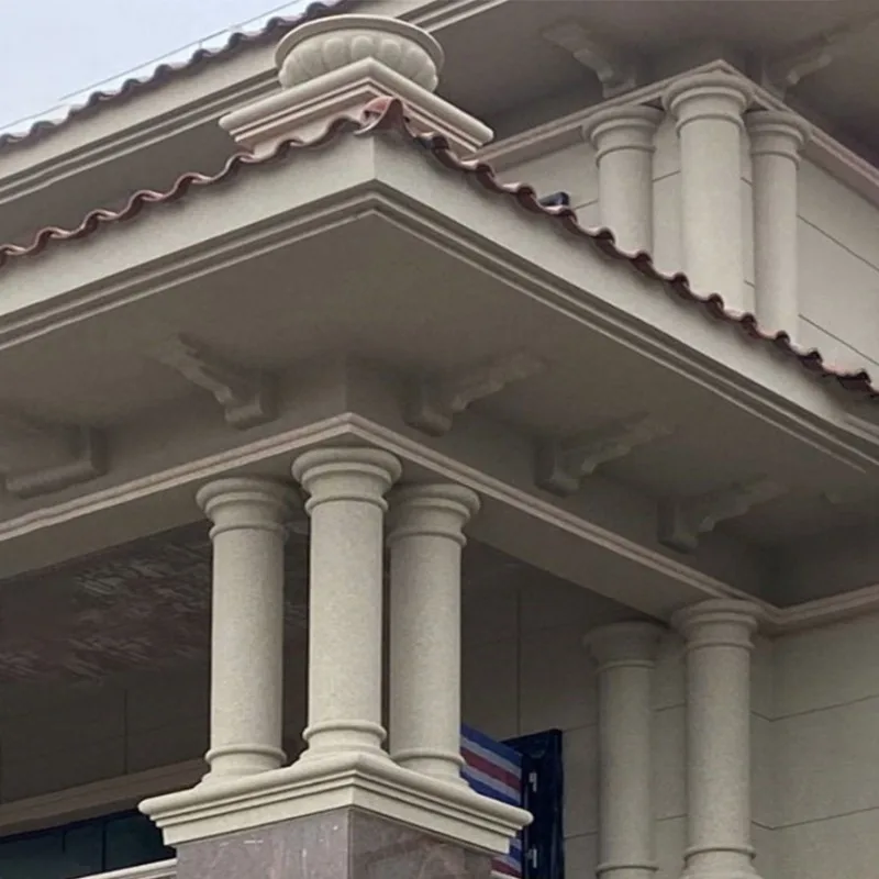 European Roman Column Head and Foot cement Mold Villa Outdoor Garden Gate Fance Thickened Concrete Column Cap and Foot Mold Z