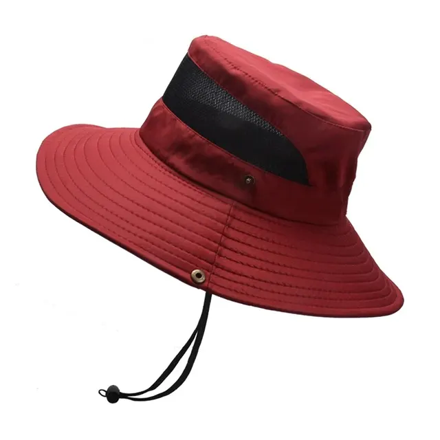 Hot Sale Xioguan 100% Polyester 9201 New Summer Breathable Fisherman Outdoor Mountaineering Big Eaf Sunshade Benni Hat_voghion.com