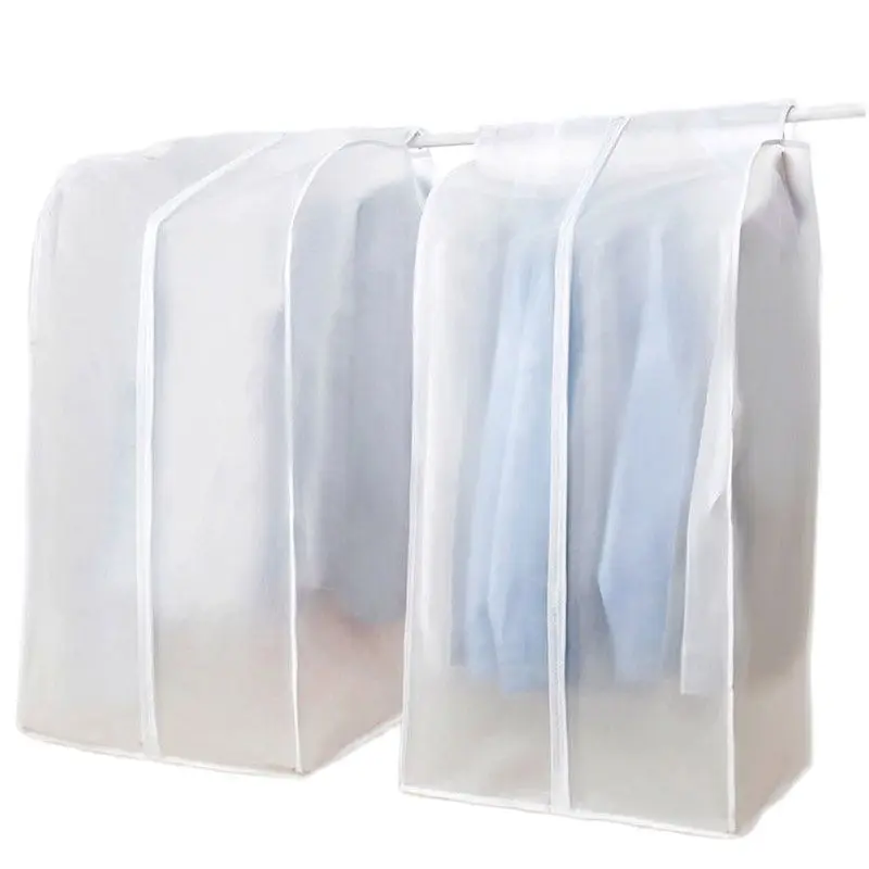 Totally Closed Thickened Three-dimensional Clothes Dust Cover Wardrobe Clothing Sorting Bag Coat Dust Hanging Bag Clothes Cover