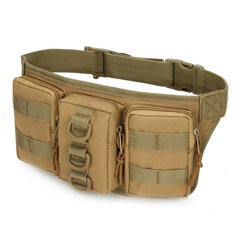Waterproof Oxford Tactical Waist Bag for Outdoor Hiking Camping