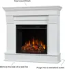 Chateau 41 "Electric Fireplace with Mantel Replaceable Fireplace Insert Heater Realistic Log and Flame Effects Remote Timer 3