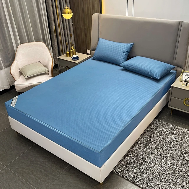 Housse de matelas imperméable à 6 côtés entièrement fermée, avec fermeture  éclair, drap-housse anti-poussière pour lit Double, lit Double, Double,  complet, Queen, King - AliExpress