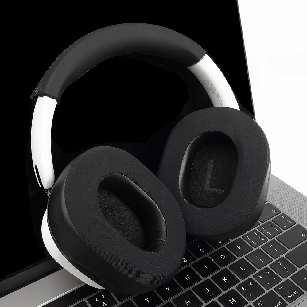 Earpads for baseus GH02 White Earphone pads Gaming Wireless replacement headphones Earmuffs Mesh cloth Memory Covers Sponge