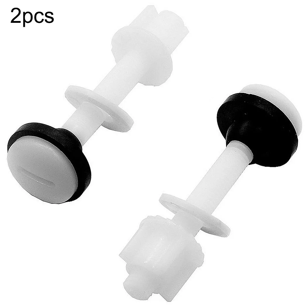 Supply Useful Parts Suitable Toilet Seat Bolts 2pcs Accessory Elements Hinge Home Mount Nuts Plastic