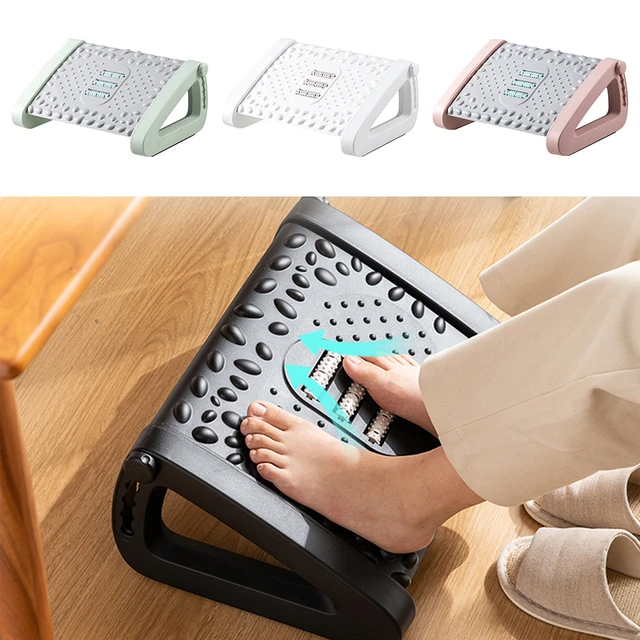 Portability Foot Rest Under Desk Footrest Ergonomic Foot Stool with Massage  Rollers Foot Rest for Home Office Work Fast Ship - AliExpress