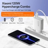 Original Xiaomi Charger 120W 100W Fast Charge Phone Charger USB C Cable for Xiaomi 17 15 14 13 12 14T 13T 12S Pro Lite Redmi 2