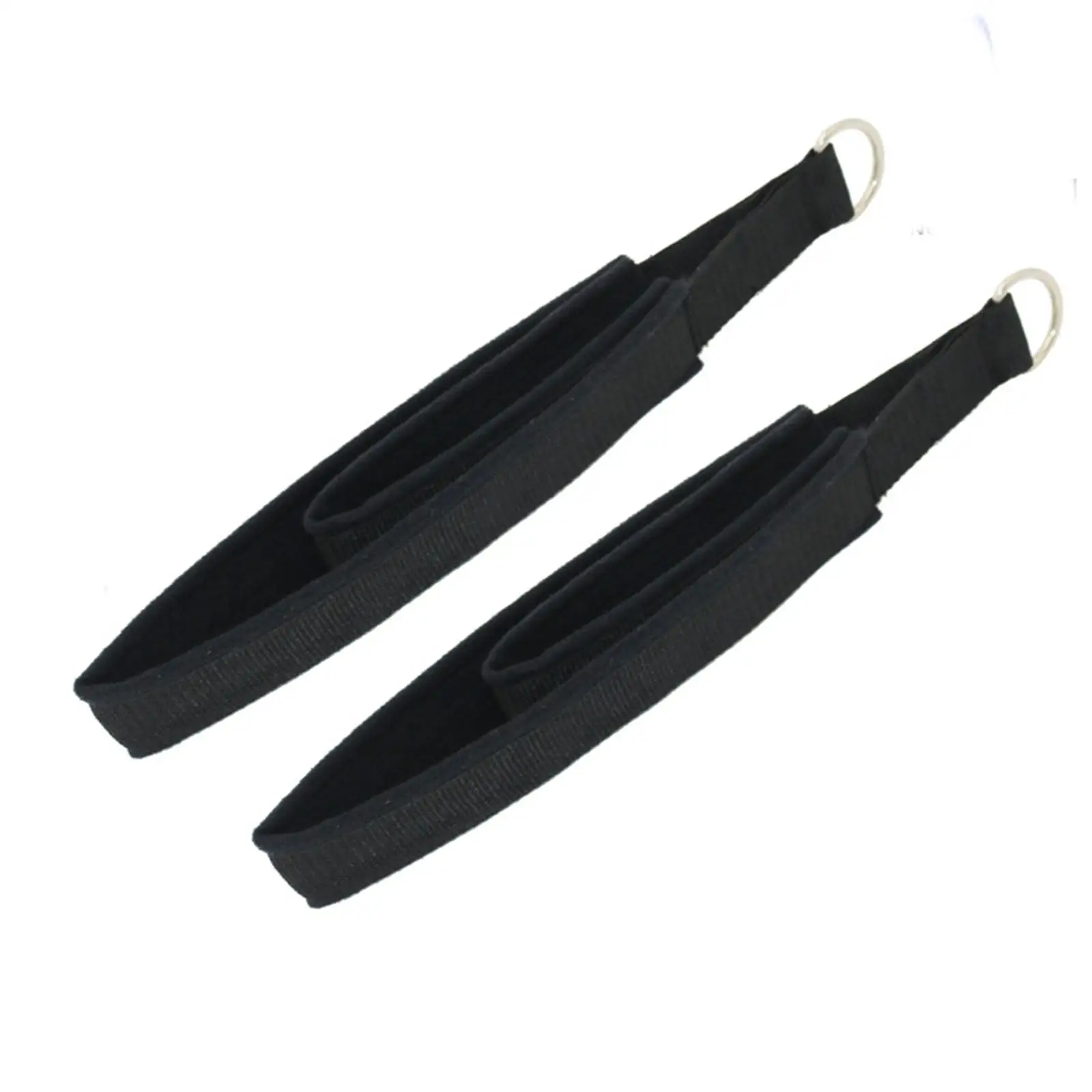 2x Pilates Straps D Rings Straps Stretch Exercise Band Nonslip Handle for