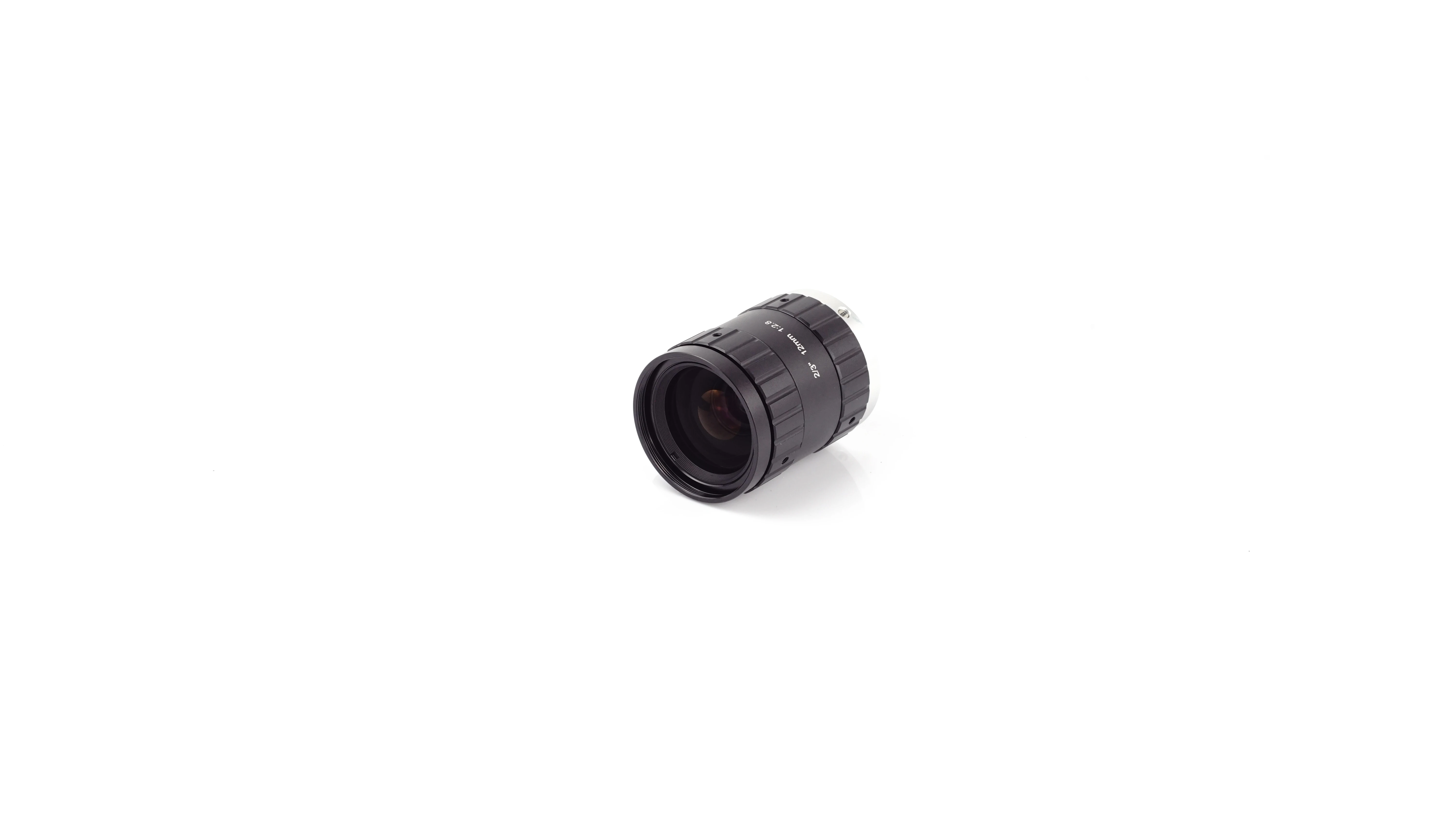2/3인치 5MP 12mm FA 렌즈 ITS 렌즈 초고해상도 렌즈 C-마운트 다층 코팅 높은 투과율 컴팩트한 구조