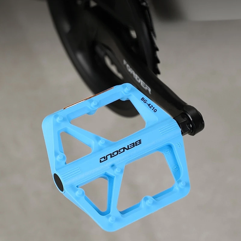 Pédales Plates UPANBIKE En Nylon - 3 Roulements étanches - Pour VTT, Vélo De Route - Axe 9/16"