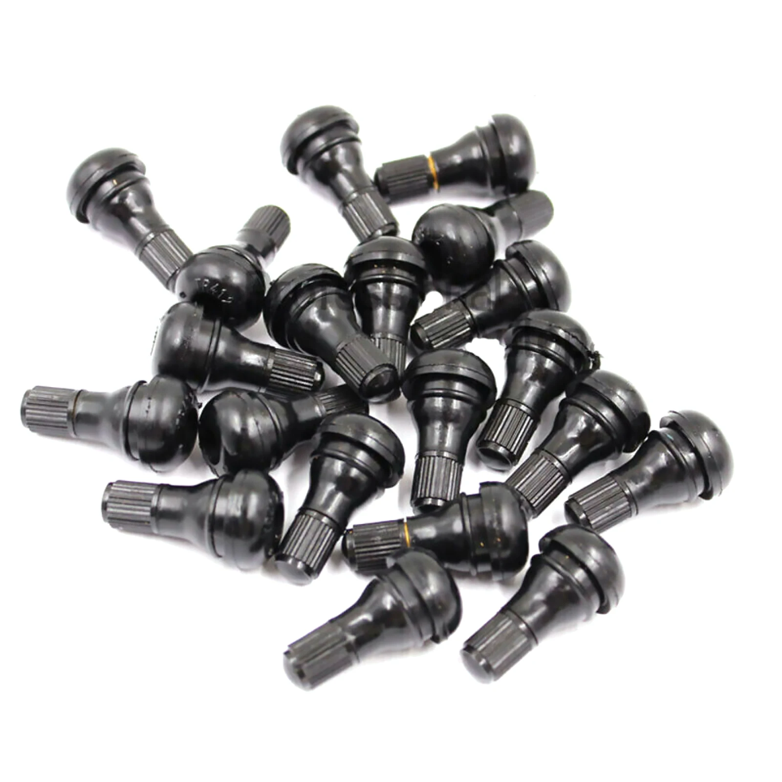

25Pcs Universal TR412 Snap-in Car Tubeless Tyre Valve Stems Rubber Copper Vacuum Tire Air Valve For Auto Motorcycle Accessories