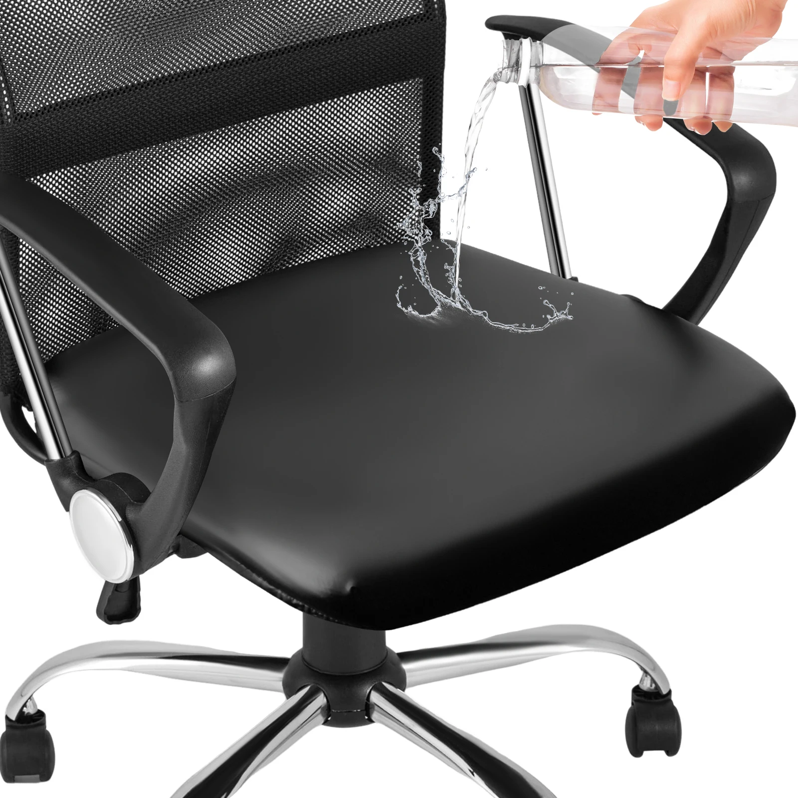 Bureaustoelhoes - Universele Stretch Bureaustoelhoes, Computerstoelhoezen Stretch Computerstoel Zittinghoezen Elastische Bureaustoel Zittinghoes – koop de beste producten in de online winkel