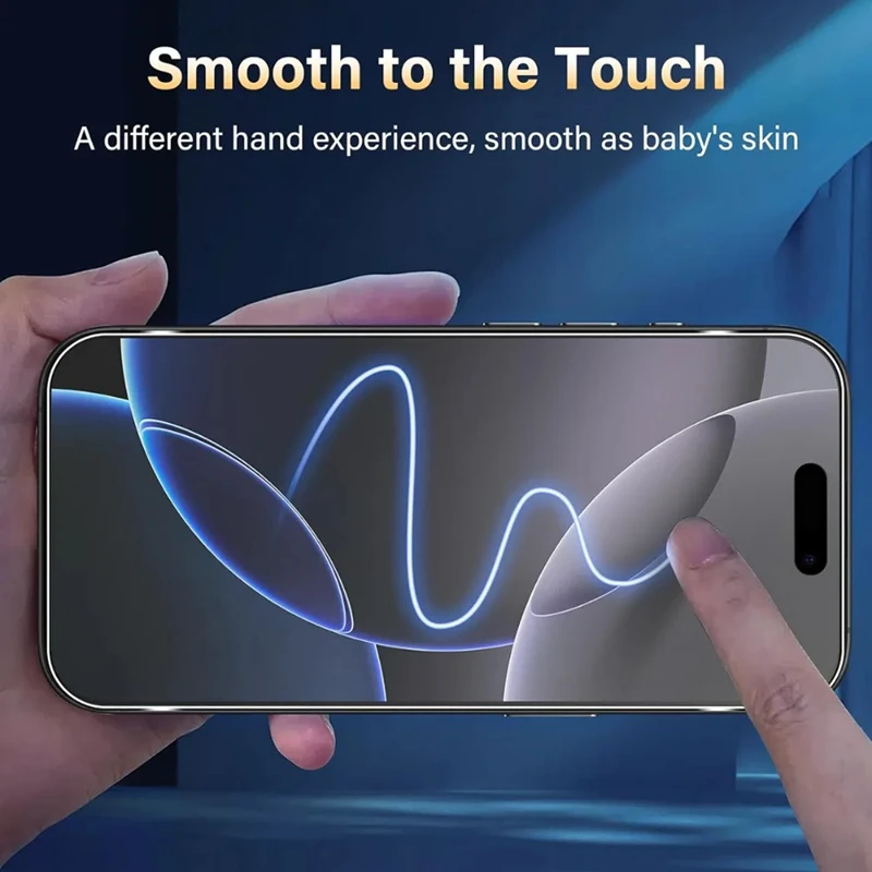 4-Pack Matte Tempered Glass Frosted Screen Protectors