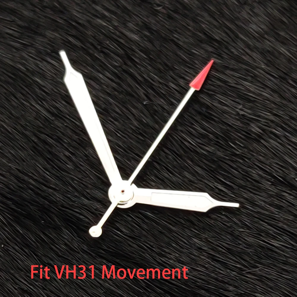 Green Luminous Silver Watch Hands Replacement Parts