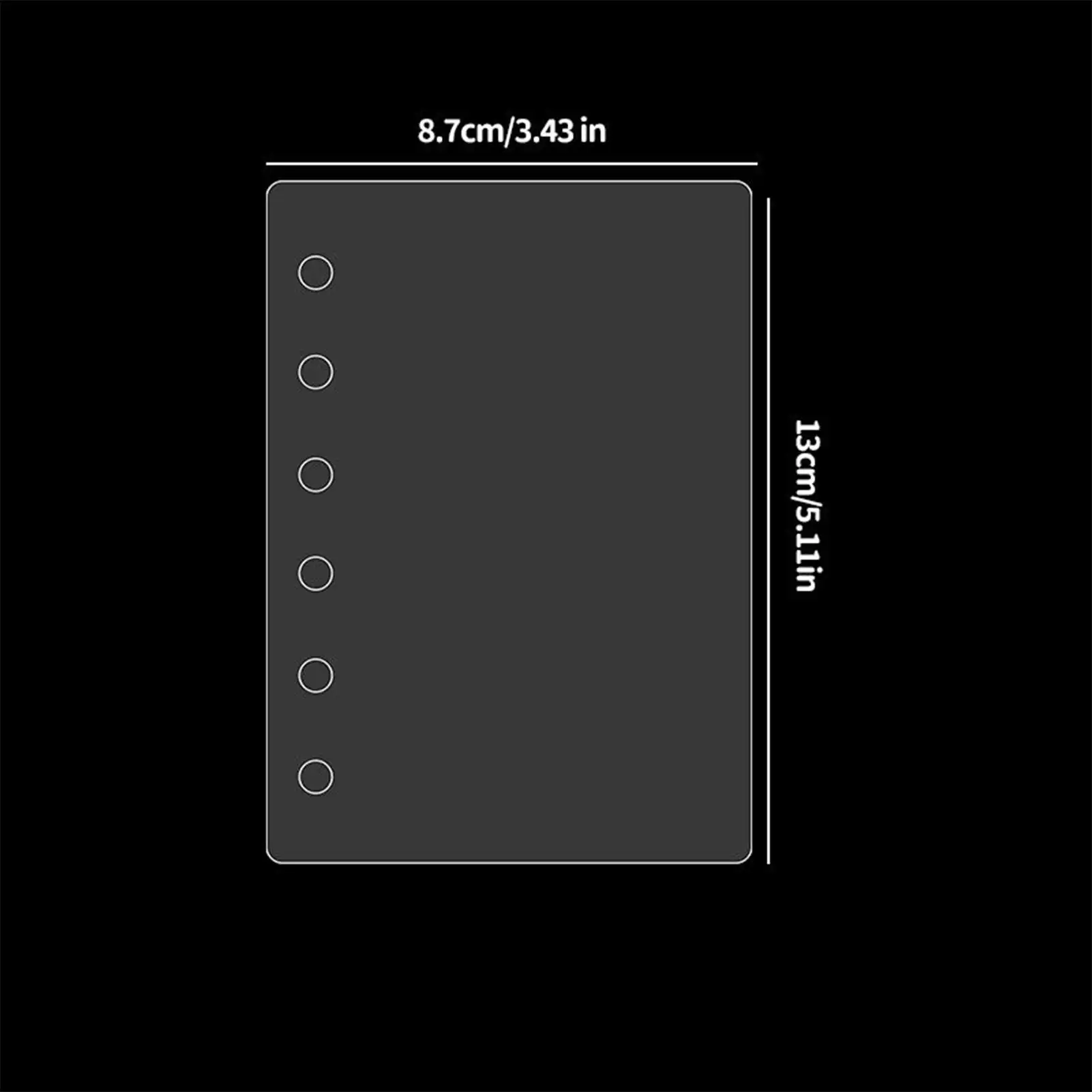 스티커용 바인더 페이지 20개 바인더 액세서리 아티스트를 위한 스티커 뒷면 종이 스크랩북커 학생 DIY 매니아