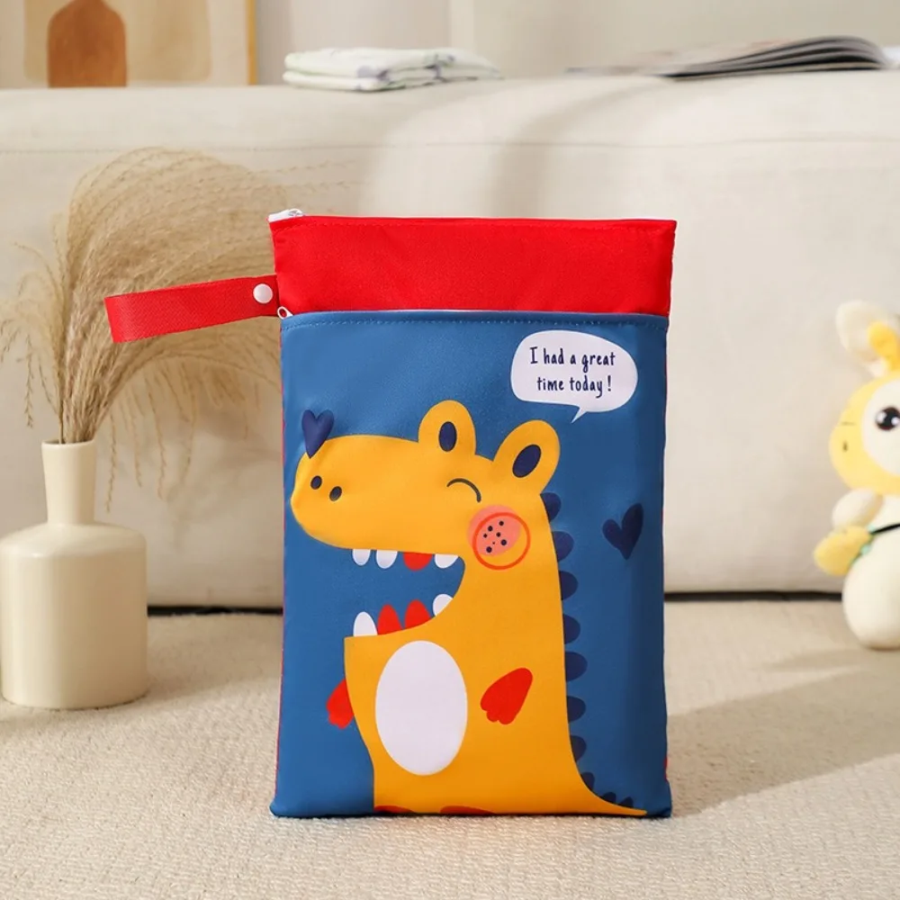 대용량 재사용 가능한 습식 건식 가방 휴대용 다기능 기저귀 정리함 방수 엄마용품 정리함