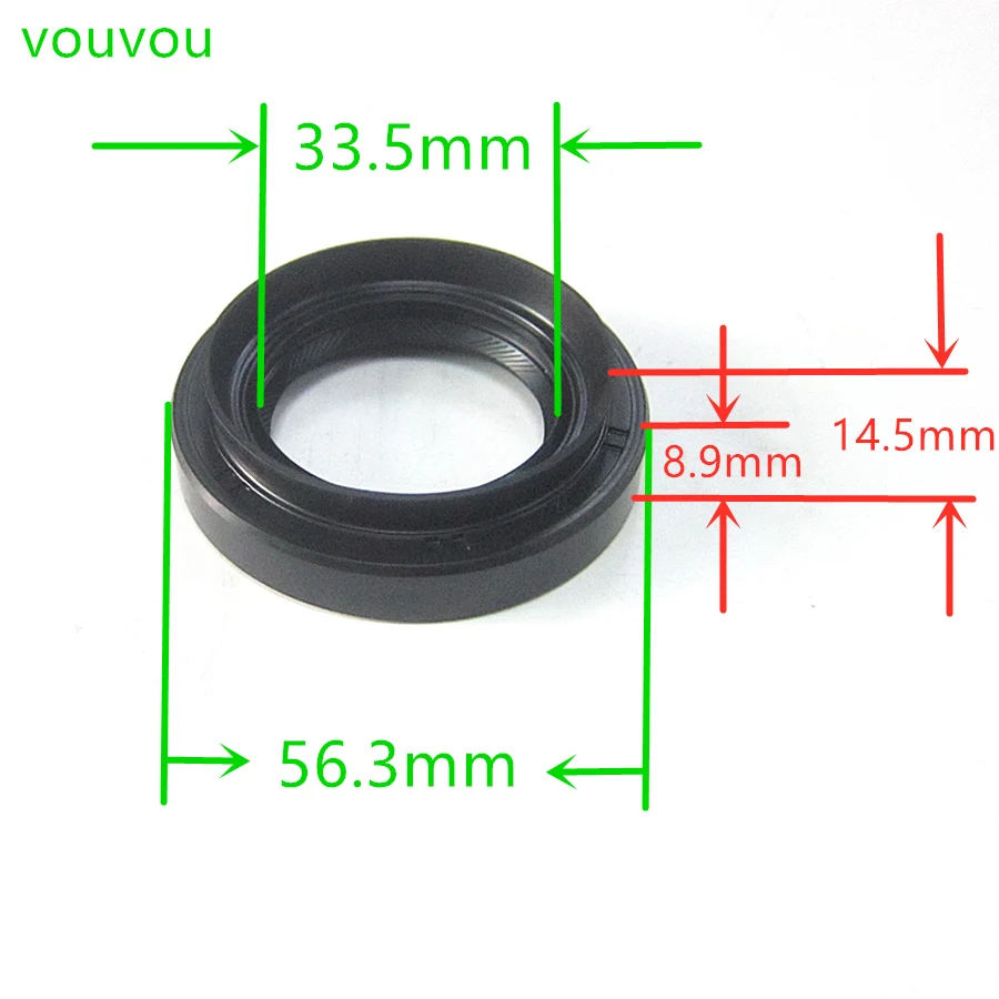 Front differentials oil seal F003-27-238C For Mazda 323 BA BJ Mazda 2 DE DJ 3 04-22 5 6 CX-7 Tribute Car accessories
