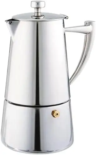 

10-Cup Stainless Steel Stovetop Moka Espresso Maker Falafels maker Portable coffee Cafetera cubana Cop coffee Burr coffee grinde