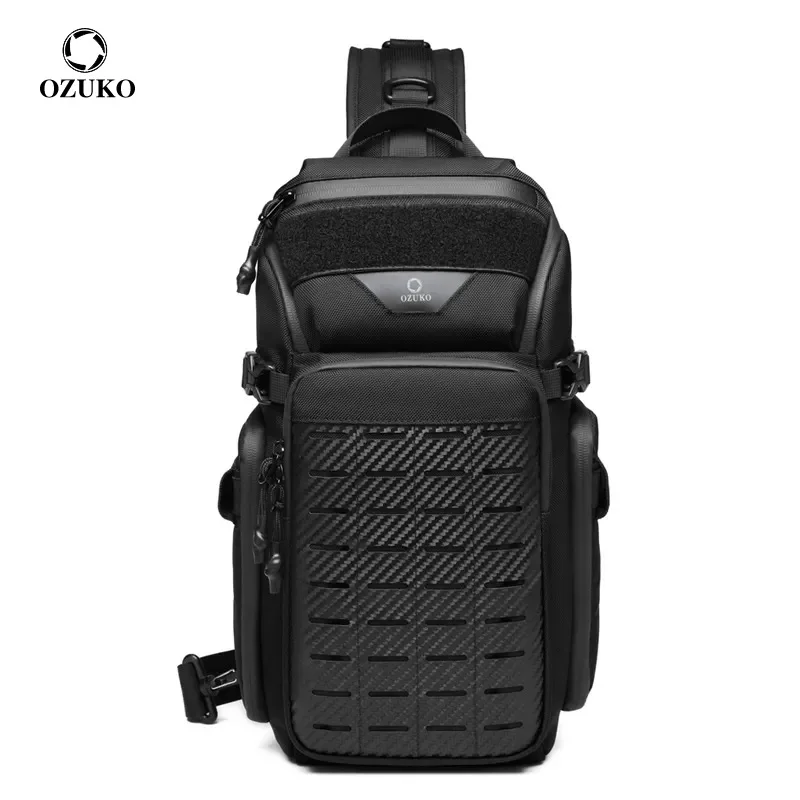ozuko-men-chest-bags-outdoor-sports-tactical-crossbody-sling-bags-male-waterproof-travel-multifunctional-shoulder-messenger-bag