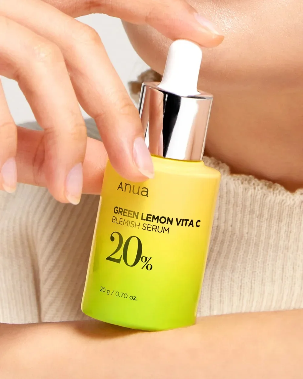 Anua Green Lemon Vitamin C Blemish Serum Whitening Brightening Moisturizer Remover Dark Spot Serum anua Korea skin care