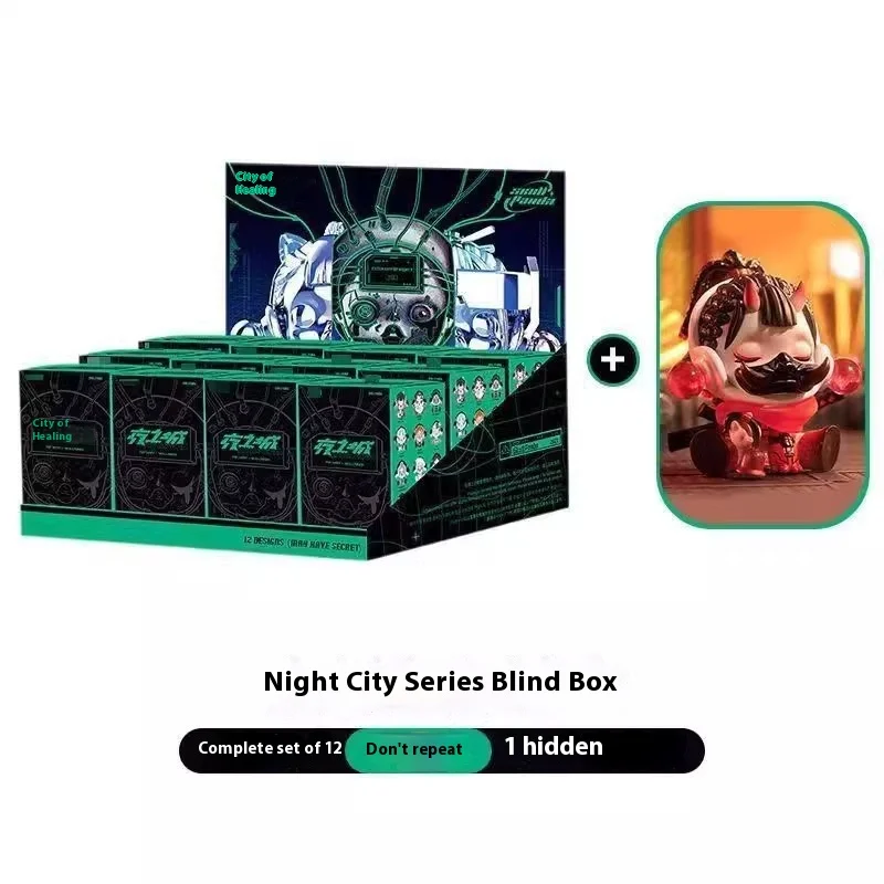 thumbnail image 1 of Caja ciega Bubble Mart Night City Series Handheld Sp5 Millennium Cyberpunk Adorno de moda Juguete de moda para niños, 1 of 5