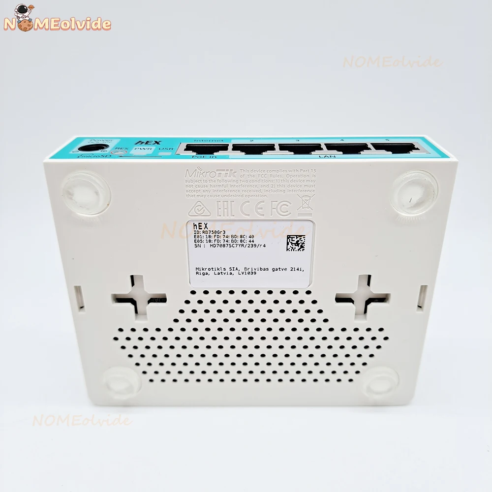 Original Mikrotik Gigabit Ethernet Router Hex Rb750gr3