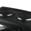 55L 2 in 1 Hot Plate Kitchen Portable Small Oven for Baking Electric Microwave Oven with Visual Glass Door 6