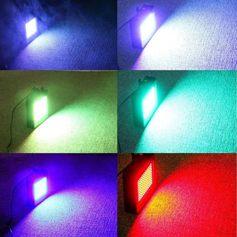 Tanie 108 LED RGB mieszane migające światła sceniczne 25W aktywowane dźwiękiem sklep