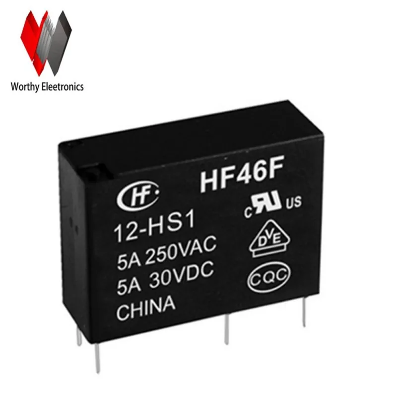 

Free shiping wholesale 10pcs/lot relay HF46F-012-HS1