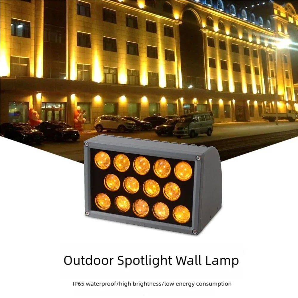LED beam spotlight outdoor waterproof villa Roman column spotlight 24W hotel wall washer beam light