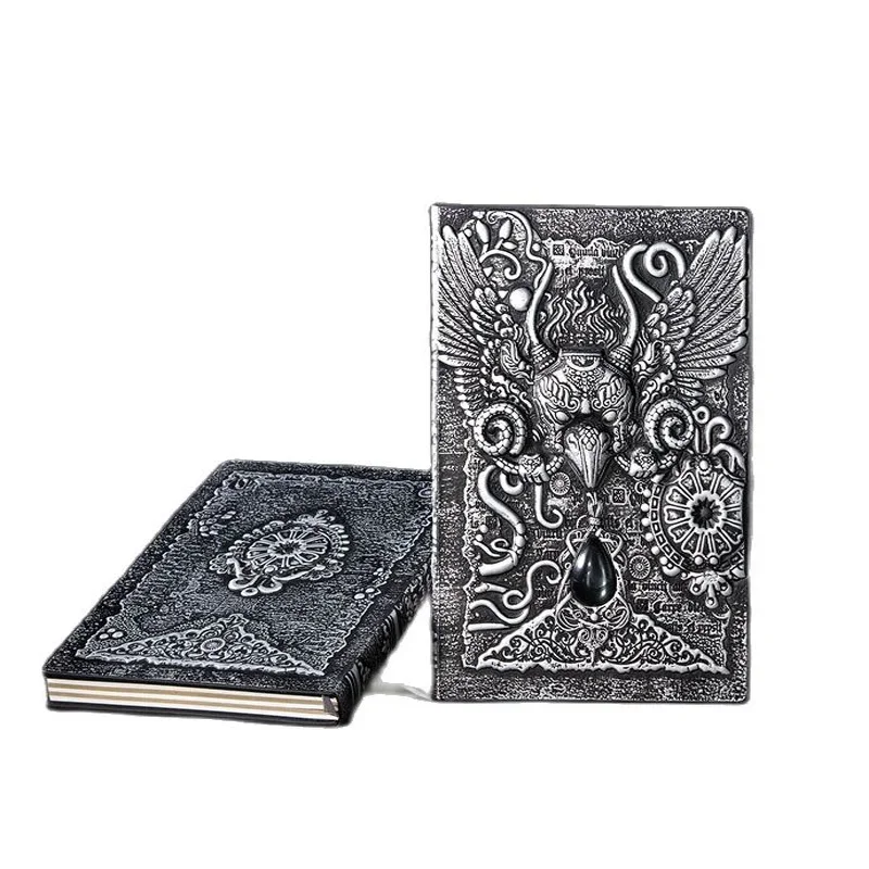 A5 빈티지 스테레오 릴리프 이상한 새 노트북, 비즈니스 출퇴근 사무실 메모장, 고품질 학생 일기 노트북 원장