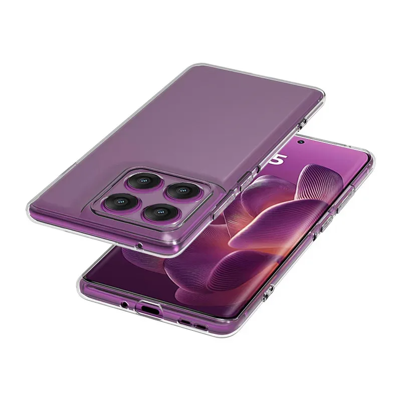 Clear Transparent Slim Soft TPU Phone Case - Simple Protective Cover