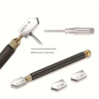 5pcs Glass Knife Set Oil Injection Type Multi-functional Marble Tile Roller Hand-held Glass Knife DIY Tile Special Tools 2
