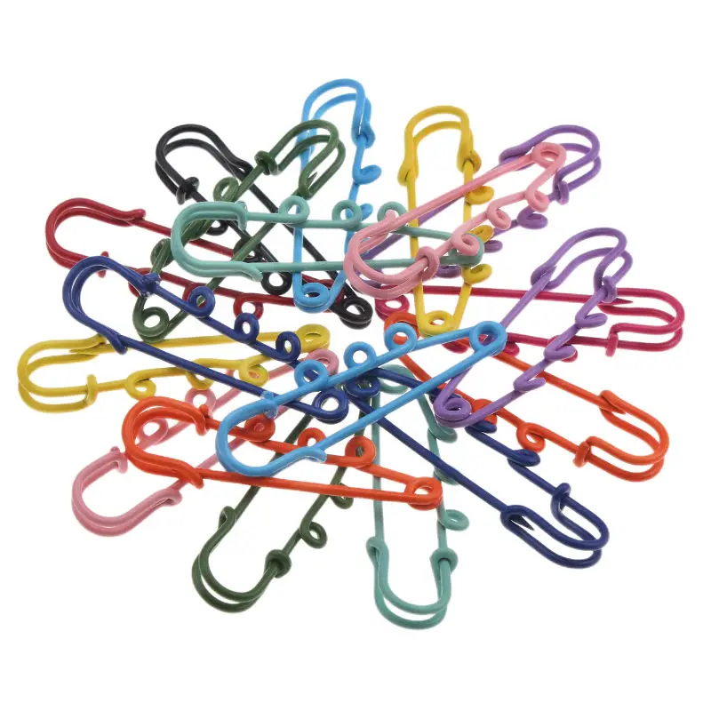 5-20Pcs Multicolor Safety Pins Brooch Blank Base Brooch Pins 50/60mm Pins Jewelry Pin for Jewelry Making Supplies Accessories