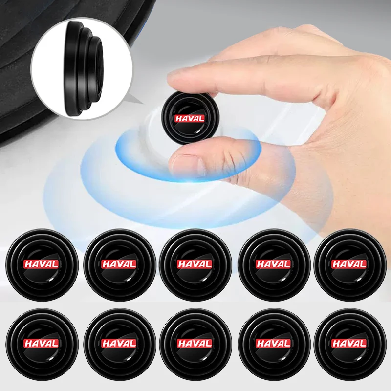 4Pcs Car Door Shock Absorber Gasket Bumper Protector For Haval F7 2017