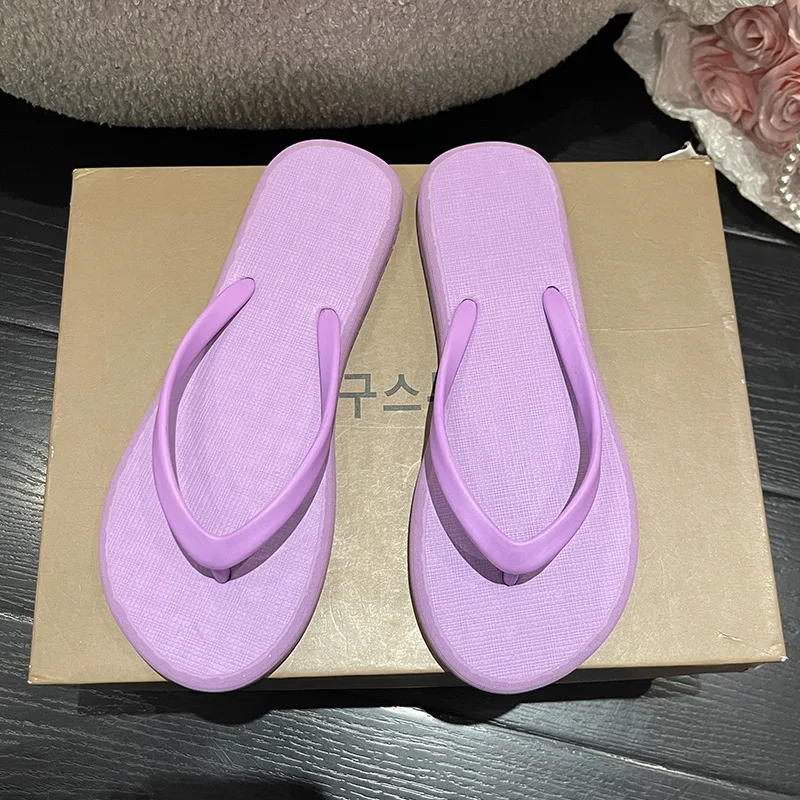 Women Slippers Fashion Women's Floral Imitated Straw Flip Flops Outdoor Sweet Non-Slip Sandals Hemp Rope Beach Shoes 3