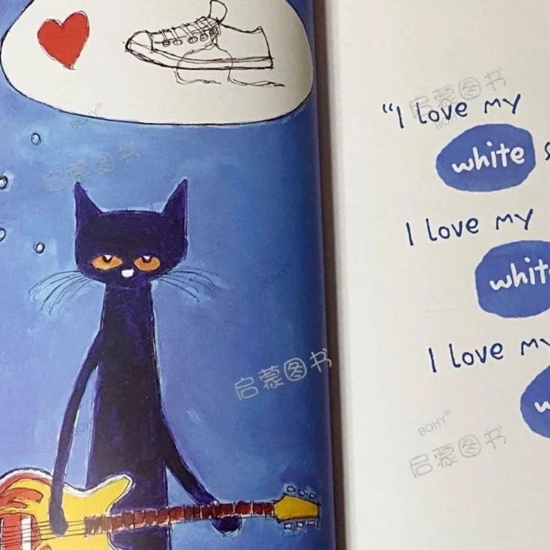 Pete The Cat I Love My White Shoes English Picture Book