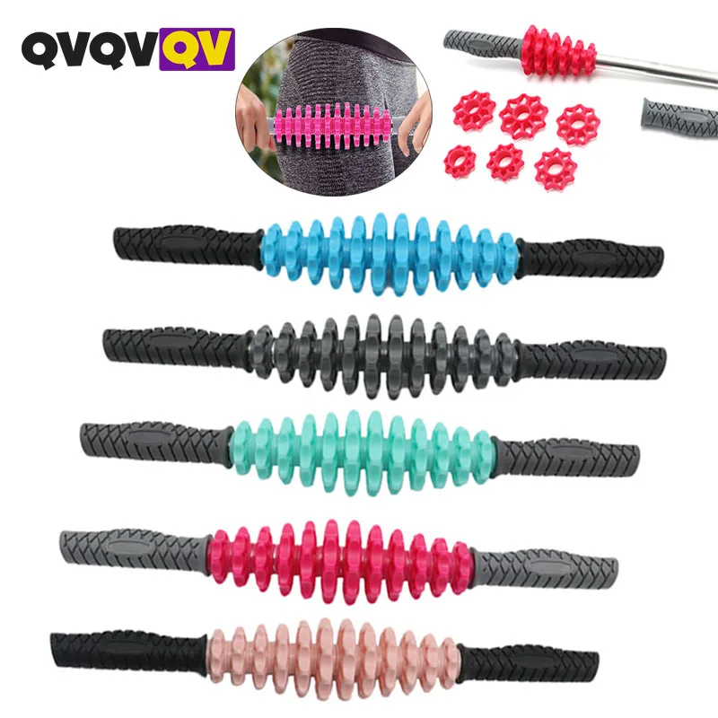 

Muscle Roller Massage Stick for Athletes, Body Massager Soreness, Cramping Pain Tightness Relief Helps Legs Back Recovery Tools