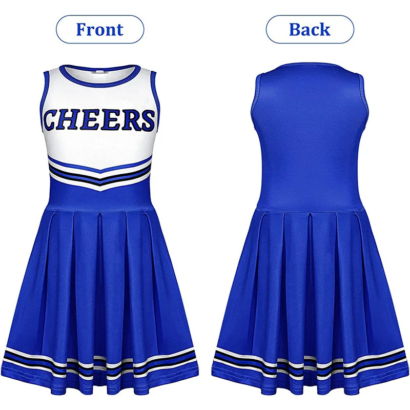 Children's Cheerleading Uniform CHEERS Uniform Student Cheerleading Exercise Performance Competition Dress