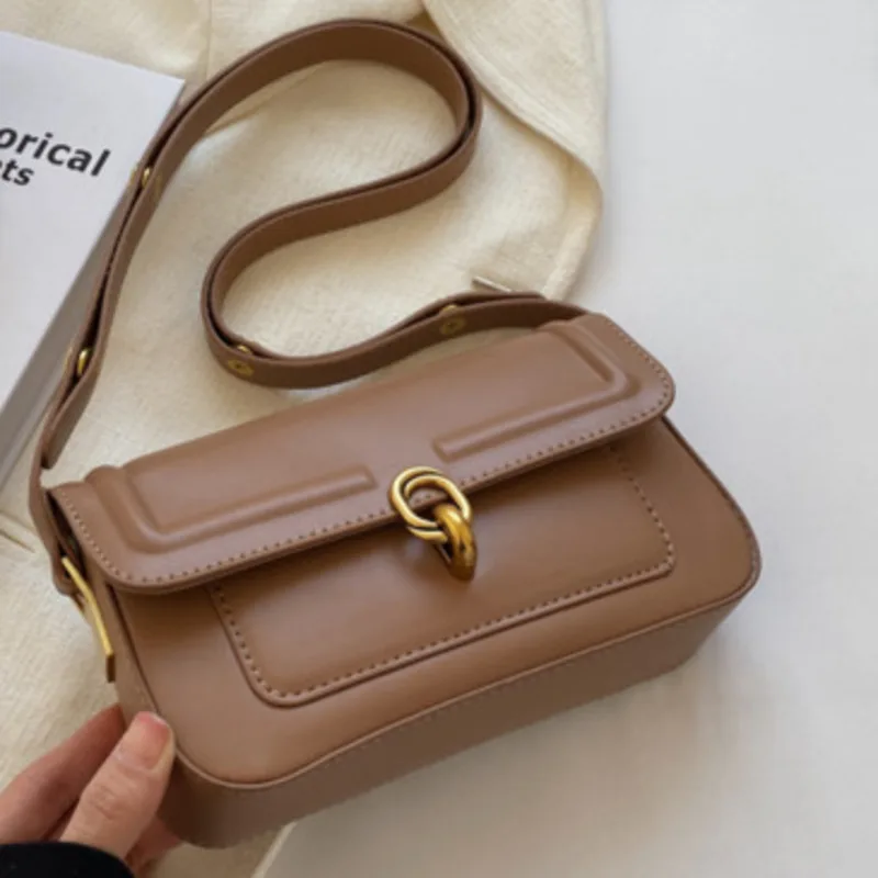 Texture Trendy Shoulder One Bag New Underarm Simple Crossbody Handbag For Woman Casual High-Quality Messenger Versatile Luxury