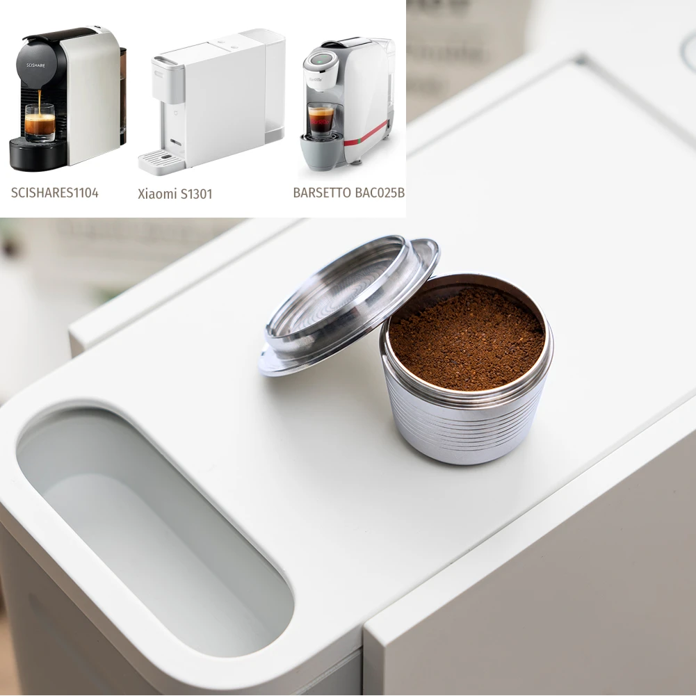 Capsula Di Caffè Riutilizzabile Per Xiaomi /Scishare Machine Espresso In Acciaio Inossidabile New Metal Capsule Pod Per Nespresso